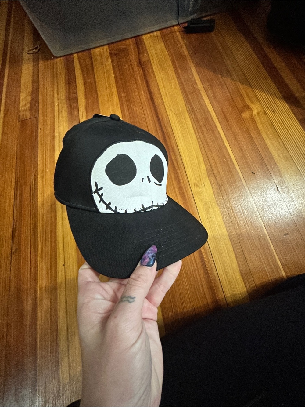 Adults Black Jack Skellington Baseball Cap